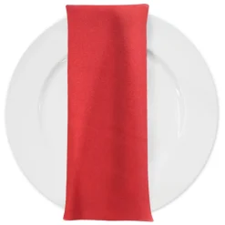 Premium Poly (Poplin) Table Napkin in Red 1191