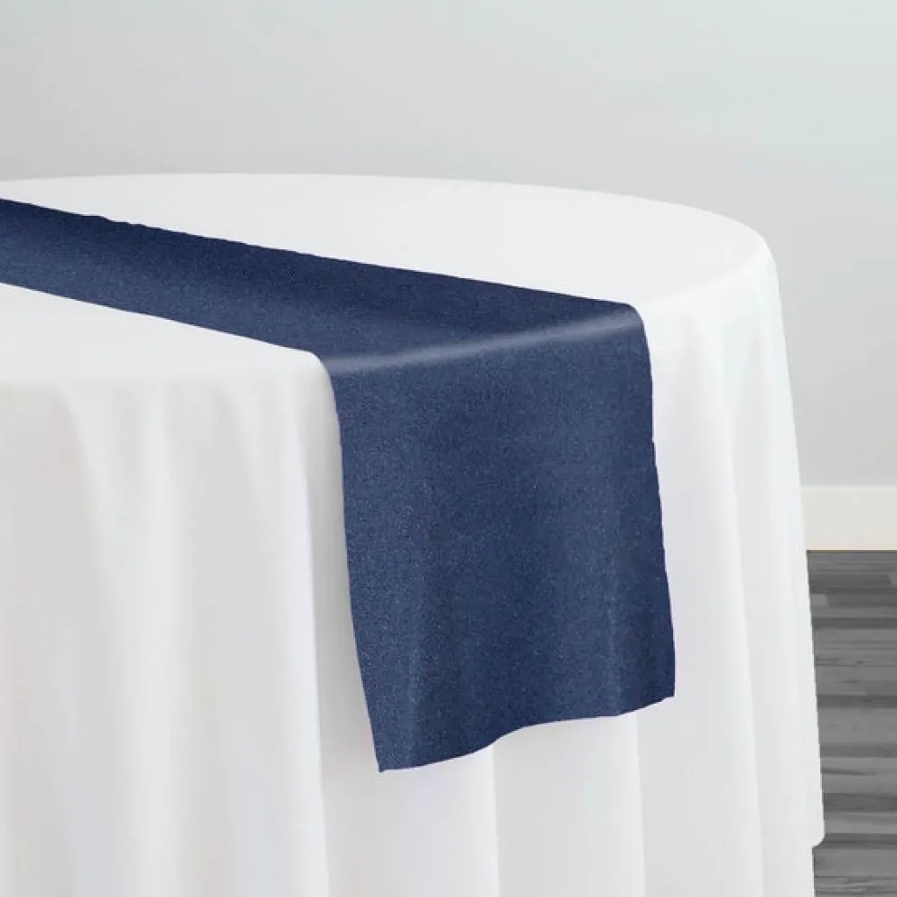 Premium Poly (Poplin) Table Runner in Navy 1245