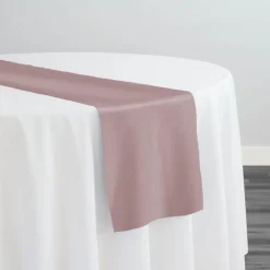 Premium Poly (Poplin) Table Runner in Taupe 1189
