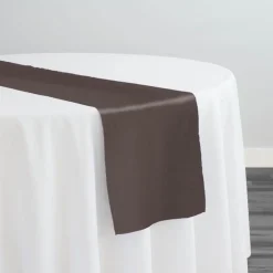 Premium Poly (Poplin) Table Runner in Brown 1266