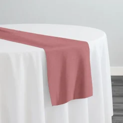 Premium Poly (Poplin) Table Runner in D/Rose 1163