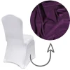 Premium Spandex Banquet Chair Cover in Raisin