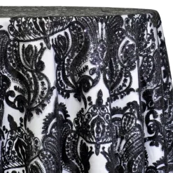 Princess Lace Table Linen in Black