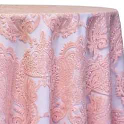 Princess Lace Table Linen in Blush
