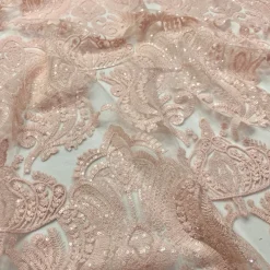 Princess Lace Table Linen in Blush