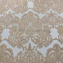 Princess Lace Table Runner in Champagne