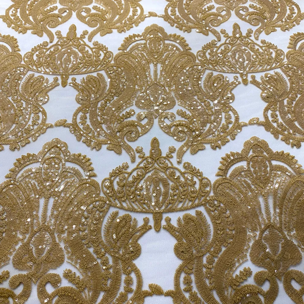 Princess Lace Table Runner in Gold