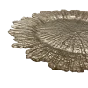 Reef - Glass Charger Plate in Champagne (Item # 0126)