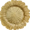 Reef - Glass Charger Plate in Gold (Item # 0126)