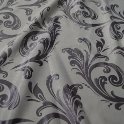Regal Jacquard (Reversible) Table Linen in Purple Grey