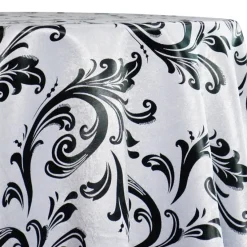 Regal Jacquard (Reversible) Table Linen in Black