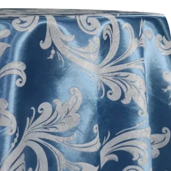 Regal Jacquard (Reversible) Table Linen in Turquoise