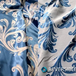 Regal Jacquard (Reversible) Table Linen in Turquoise