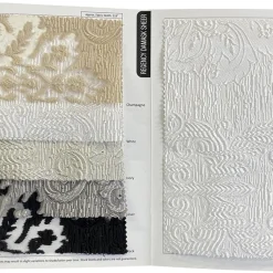 Regency Damask Sheer Table Runner in White