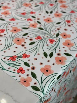 Retro Floral (Poly Print) Table Linen