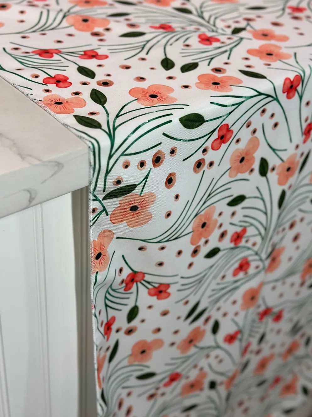 Retro Floral (Poly Print) Table Linen