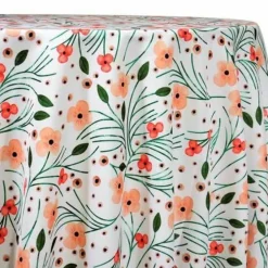 Retro Floral (Poly Print) Table Linen