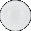 Ribbon - Glass Charger Plate in Black (Item # 0296)