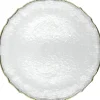 Ribbon - Glass Charger Plate in Champagne (Item # 0296)