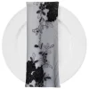 Ribbon Mesh Lace (w/ Poly Lining) Table Napkin in Black