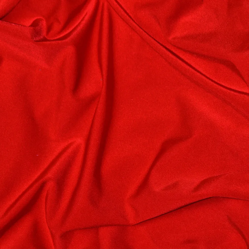 Roughed Spandex Banquet Chair Cover in Red