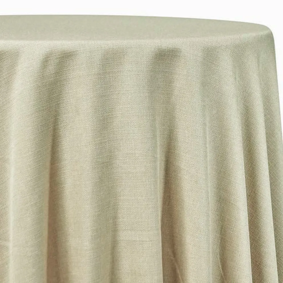 Rustic Linen Table Linen in Ivory