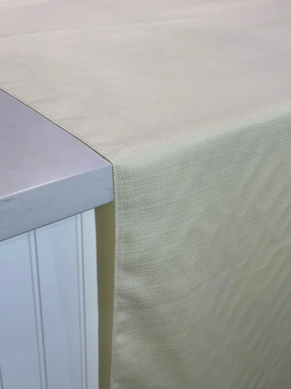 Rustic Linen Table Linen in Ivory