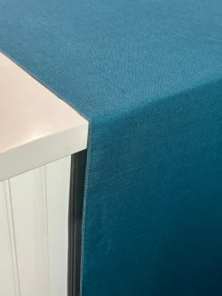 Rustic Linen Table Linen in Teal