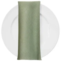 Rustic Linen Table Napkin in Sage