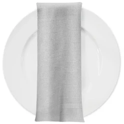 Rustic Linen Table Napkin in White