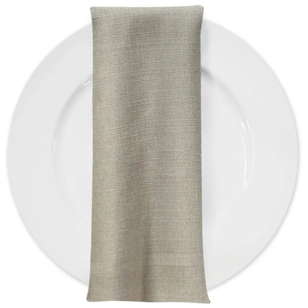 Rustic Linen Table Napkin in Wheat