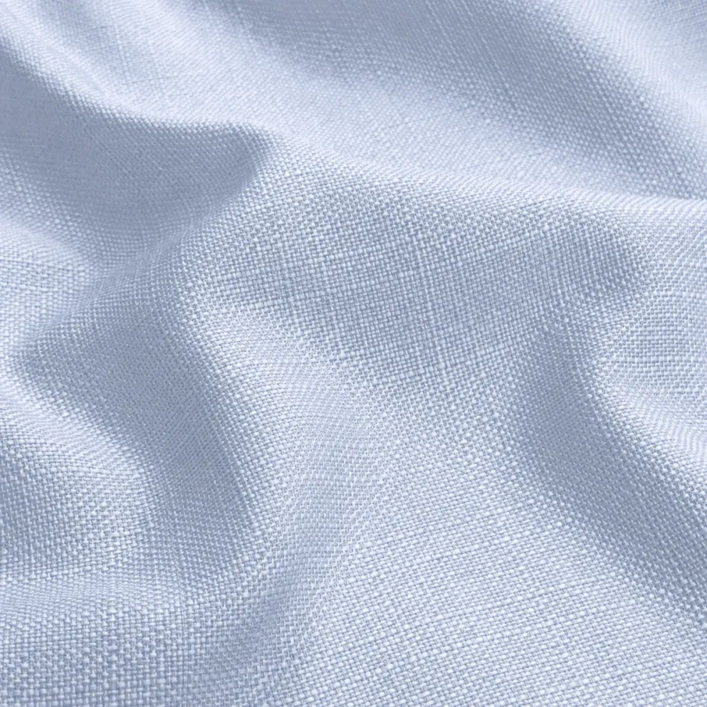 Rustic Linen Table Runner in Lt Blue