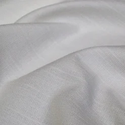 Rustic Linen Table Runner in White