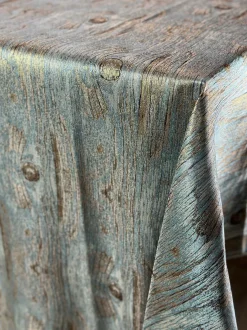 Sahara Jacquard Table Linen in Turquoise