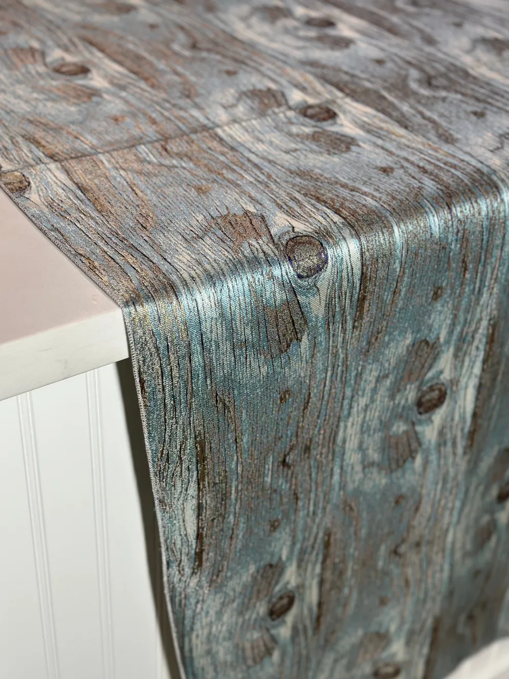 Sahara Jacquard Table Linen in Turquoise