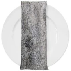 Sahara Jacquard Table Napkin in Grey