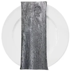 Sahara Jacquard Table Napkin in Silver