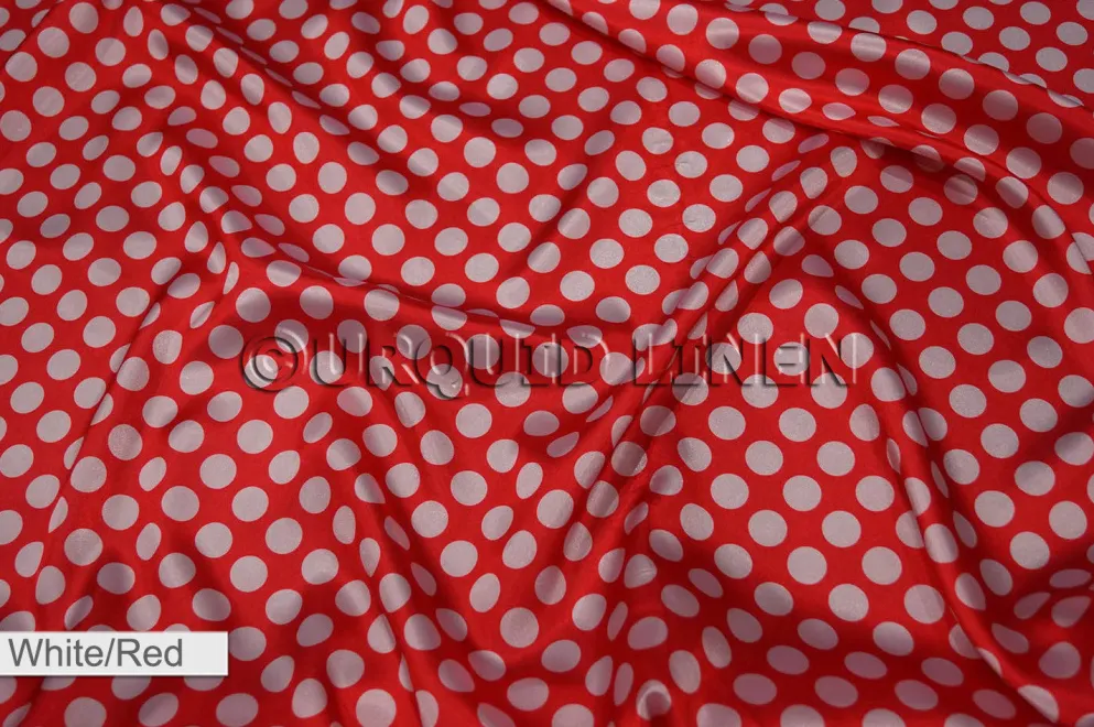 Satin Polka Dot (Charmeuse)