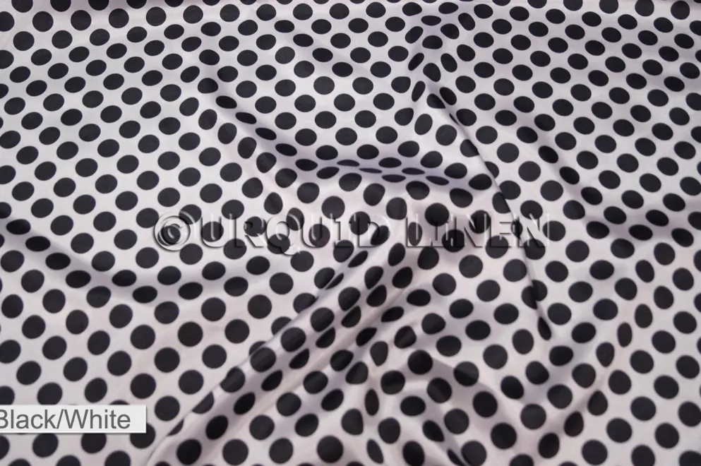 Satin Polka Dot (Charmeuse)