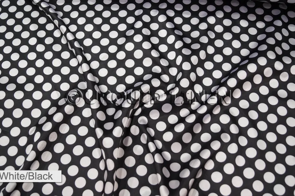 Satin Polka Dot (Charmeuse)
