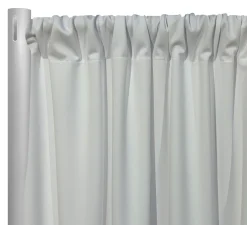 Scuba (Wrinkle-Free) Drapery Panel in White