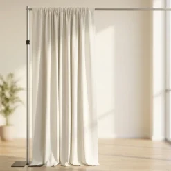 Scuba (Wrinkle-Free) Drapery Panel in Off White