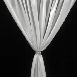 Scuba (Wrinkle-Free) Drapery Panel in Red