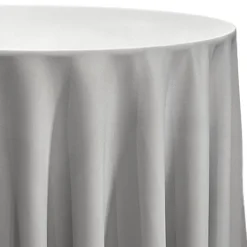 Scuba (Wrinkle-Free) Table Linen in Silver 1310