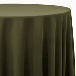 Scuba (Wrinkle-Free) Table Linen in Olive