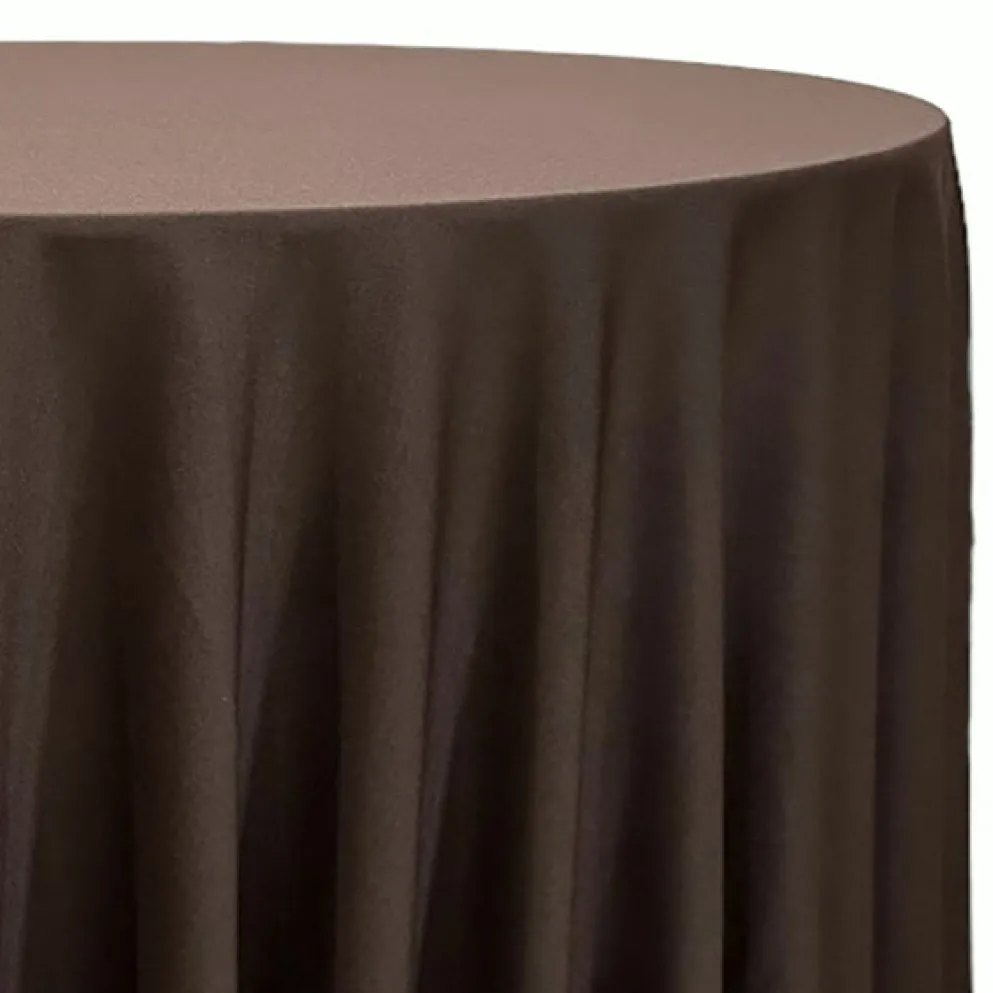 Scuba (Wrinkle-Free) Table Linen in Brown