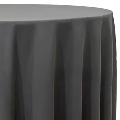 Scuba (Wrinkle-Free) Table Linen in Charcoal