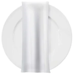 Scuba (Wrinkle-Free) Table Napkin in White