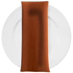 Scuba (Wrinkle-Free) Table Napkin in Rust 1351