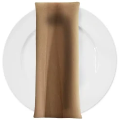 Scuba (Wrinkle-Free) Table Napkin in Camel